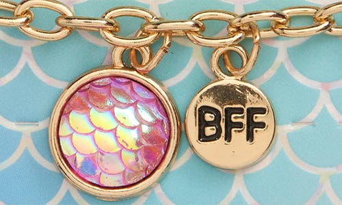 Capelli New York Kids' 4-piece Seashell Bestie Bracelets In Multi