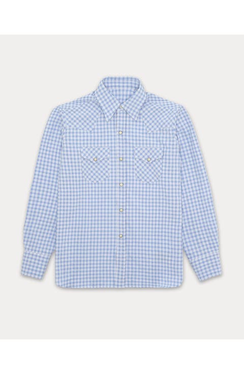 Tex Seersucker Western Shirt