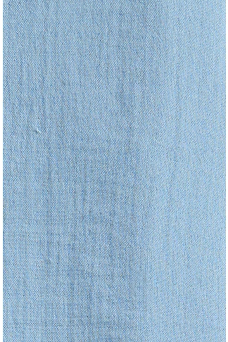 Kids' Blue Cotton Muslin Camp Shirt & Drawstring Shorts Set, Alternate, color, BLUE