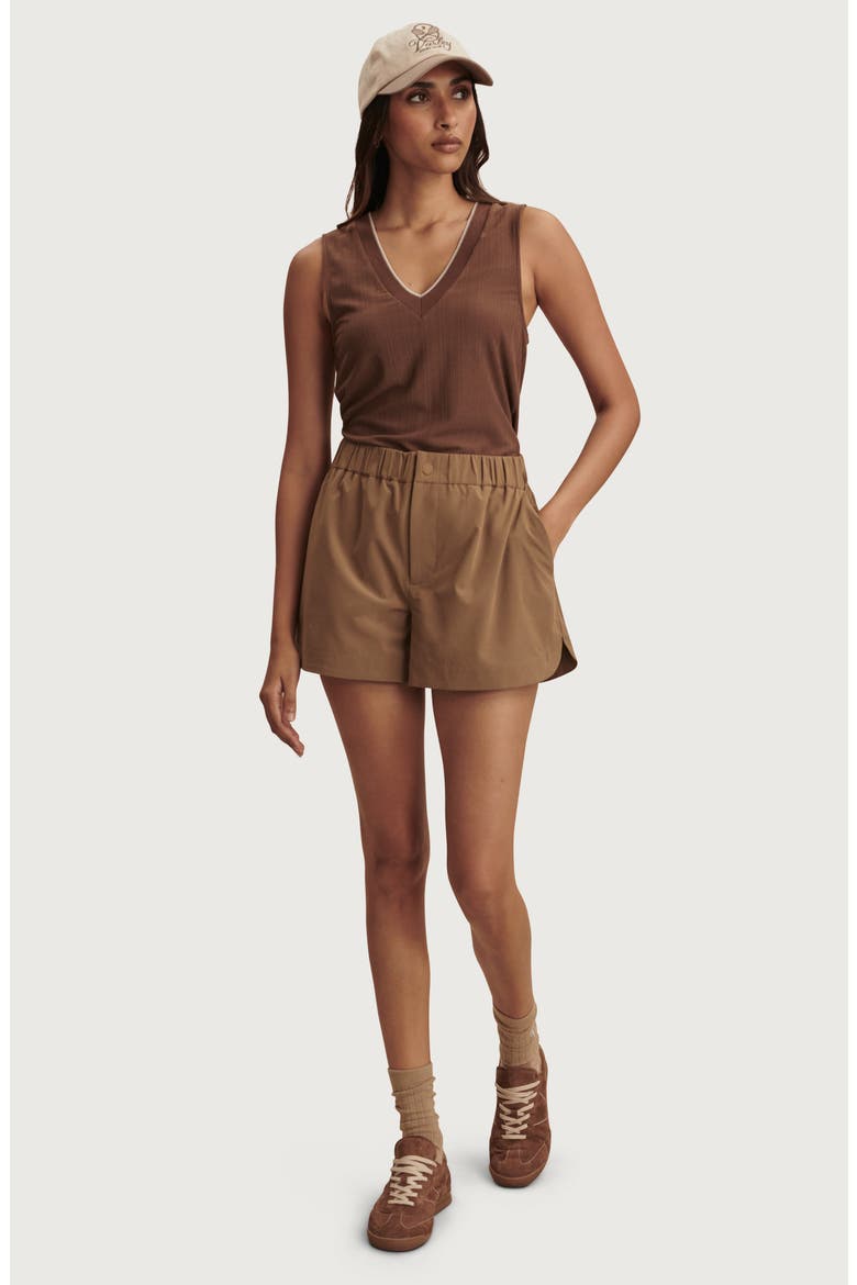 Corby V-Neck Modal Blend Tank, Alternate, color, PINECONE