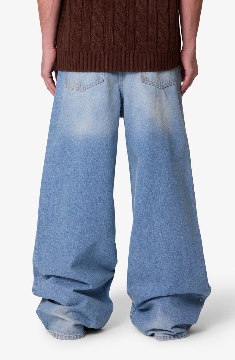 mnml Baggy Distressed Rave Denim Jeans, Alternate, color,