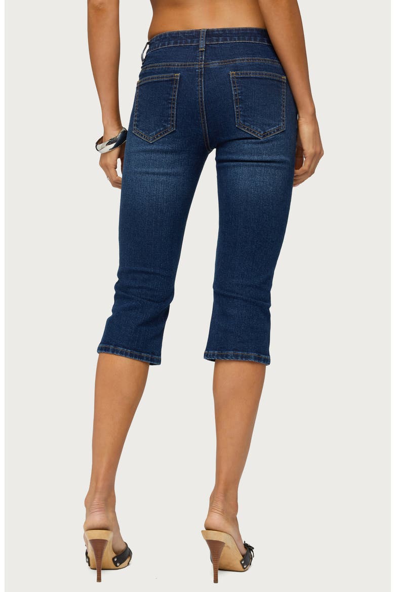 Fifer Low Rise Capri Jeans, Alternate, color, DARK-BLUE-WASHED