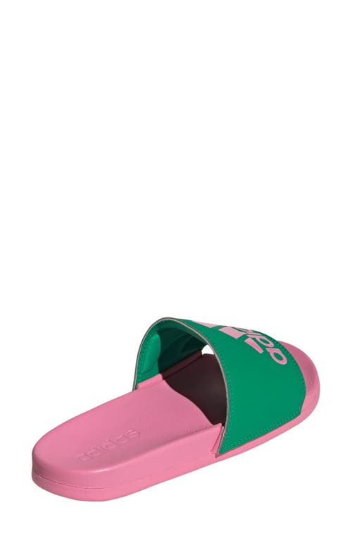 Adidas Originals Adidas Adilette Comfort Slide Sandal In Bliss Pink/pink/pink