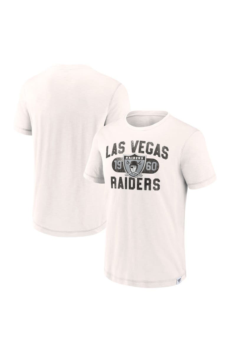 FANATICS Men's Fanatics Branded White Las Vegas Raiders Team Act Fast T-Shirt, Main, color, White