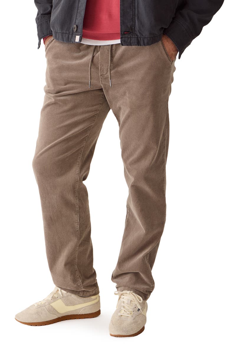 Saturday Relaxed Fit Corduroy Pants, Main, color, DARK TAUPE