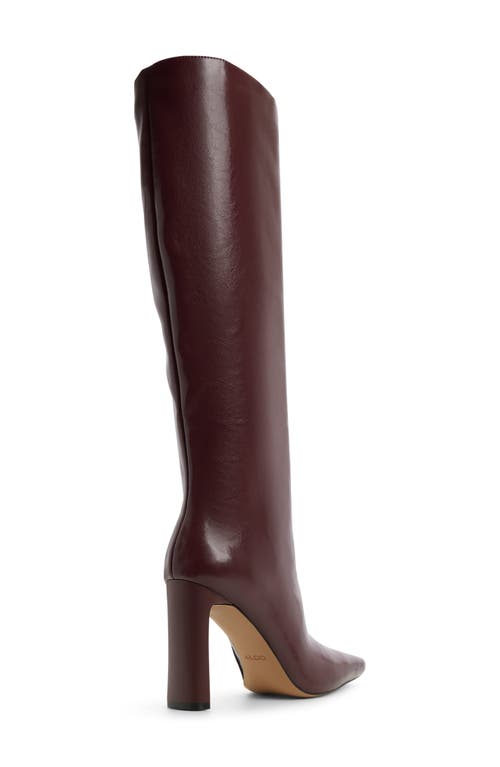 Aldo Elyne Knee High Boot In Brown