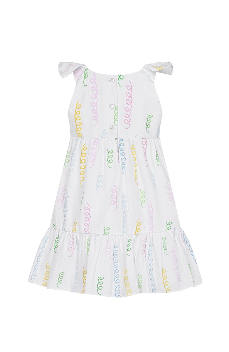 Nellapima Spirals Woven Summer Dress - Toddler, Alternate, color, White Multi