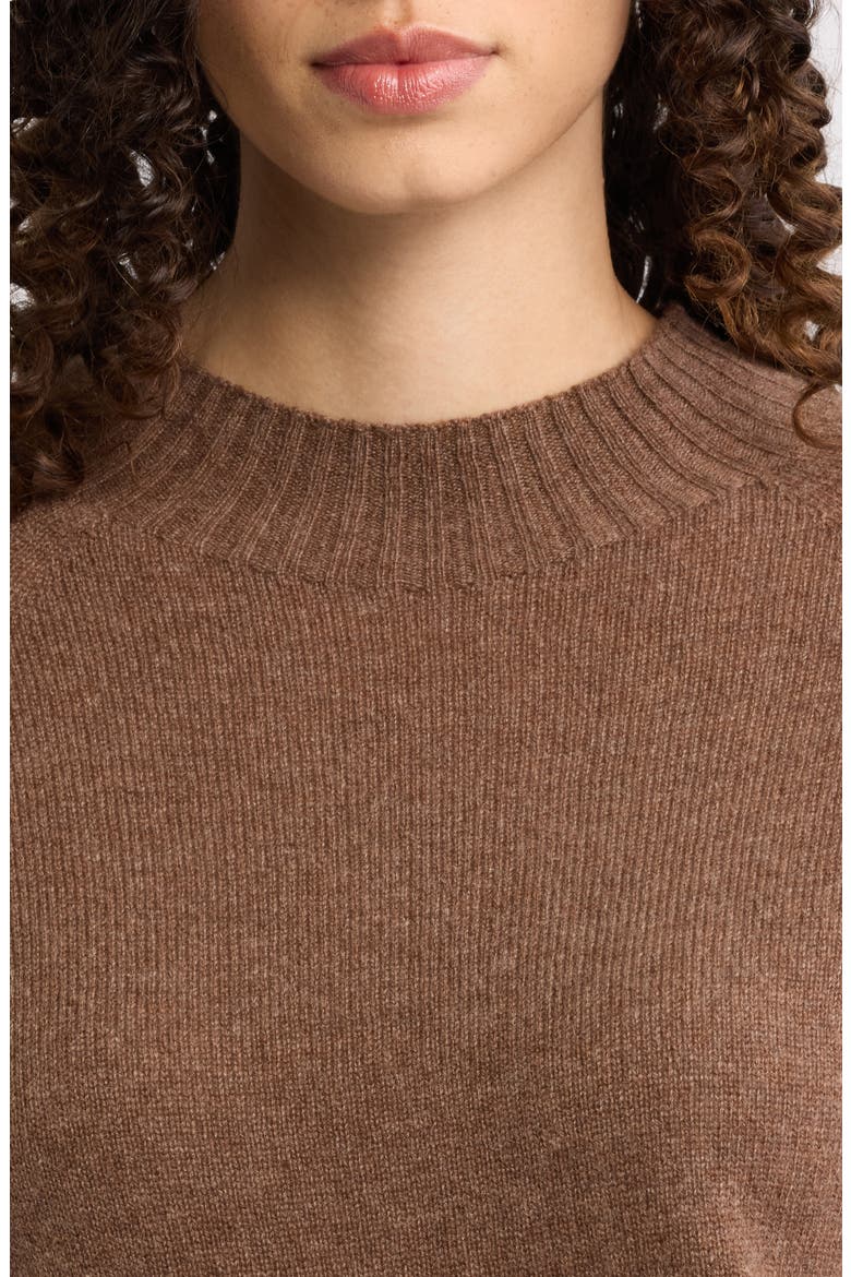 Josie Cashmere Sweater, Alternate, color, CHESTNUT