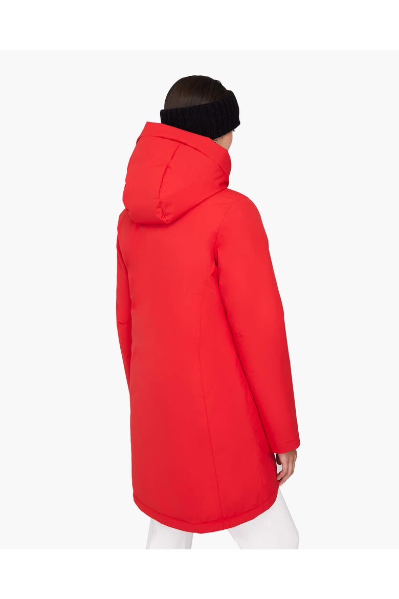 GENIA | Hooded Down Winter Jacket, Alternate, color, Fiery Red