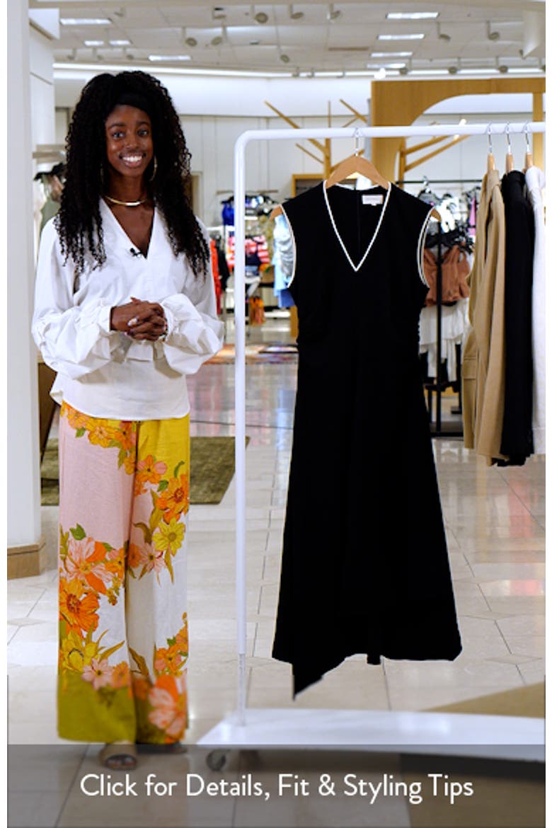 Side Ruched Asymmetric Dress video
