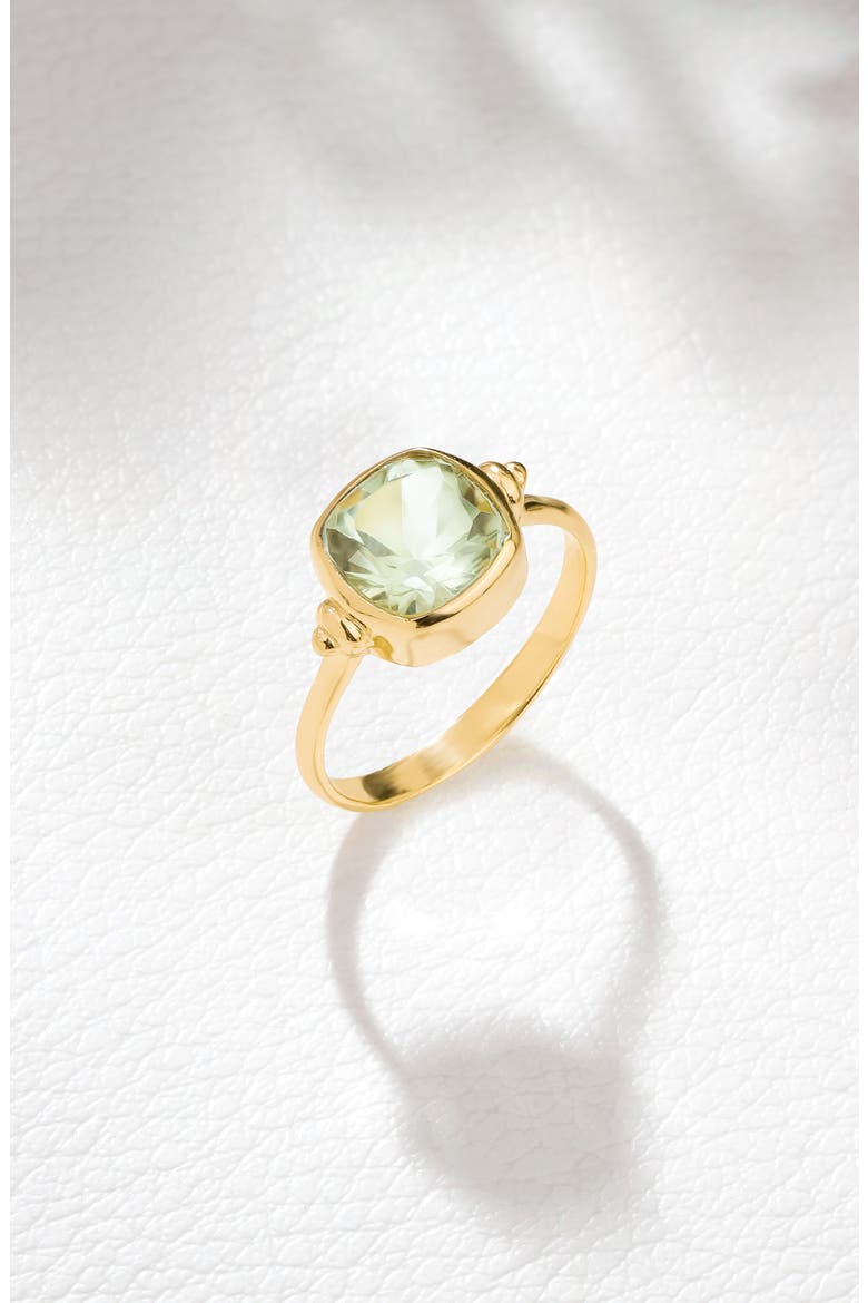 Gemstone Ring, Alternate, color, GREEN