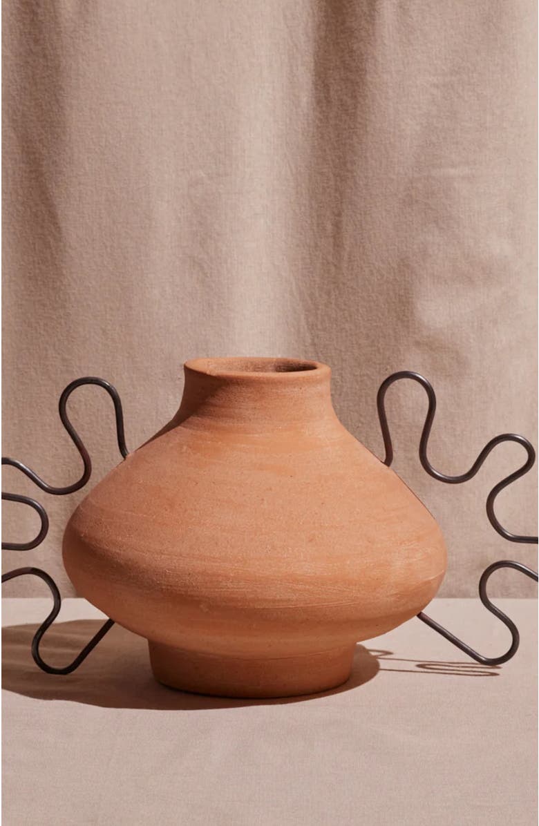 Meso Goods Ines Terracotta Vessel, Alternate, color, Terracotta