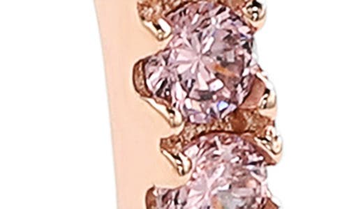 Suzy Levian Cubic Zirconia Stacking Ring In Gold