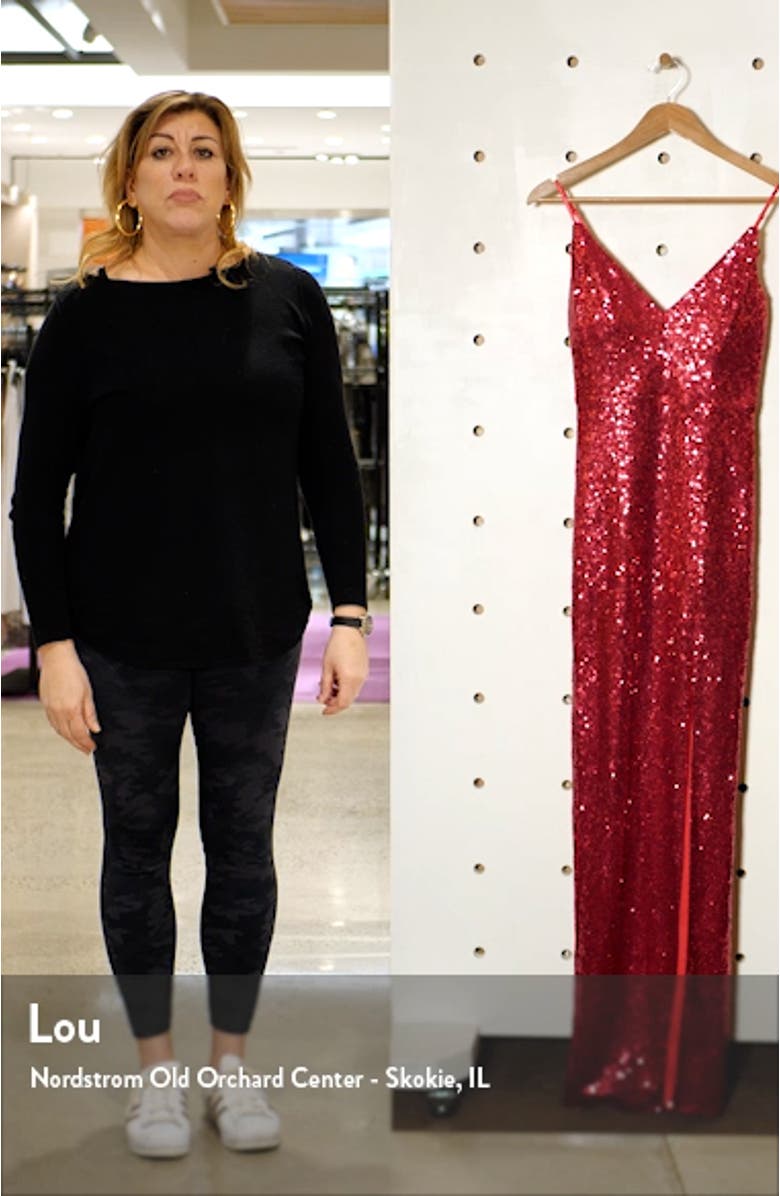 Allover Sequin Gown, sales video thumbnail