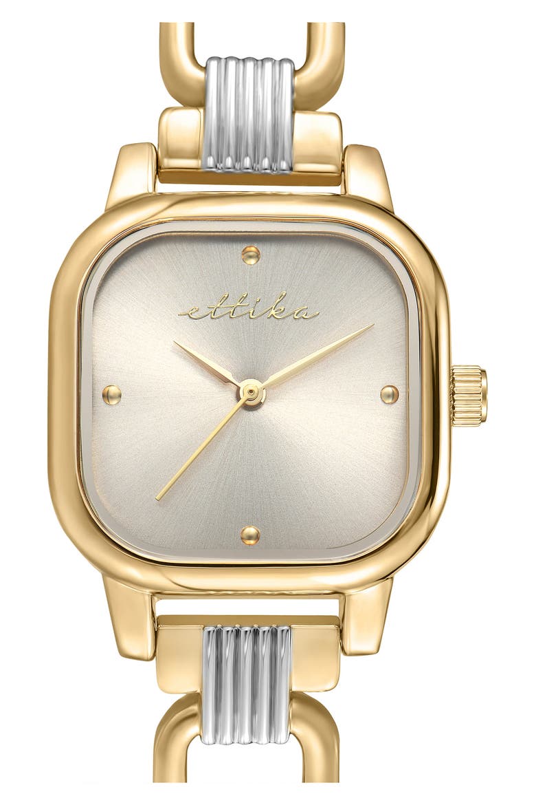 Classic Square Bracelet Watch, Alternate, color, MIXED METAL