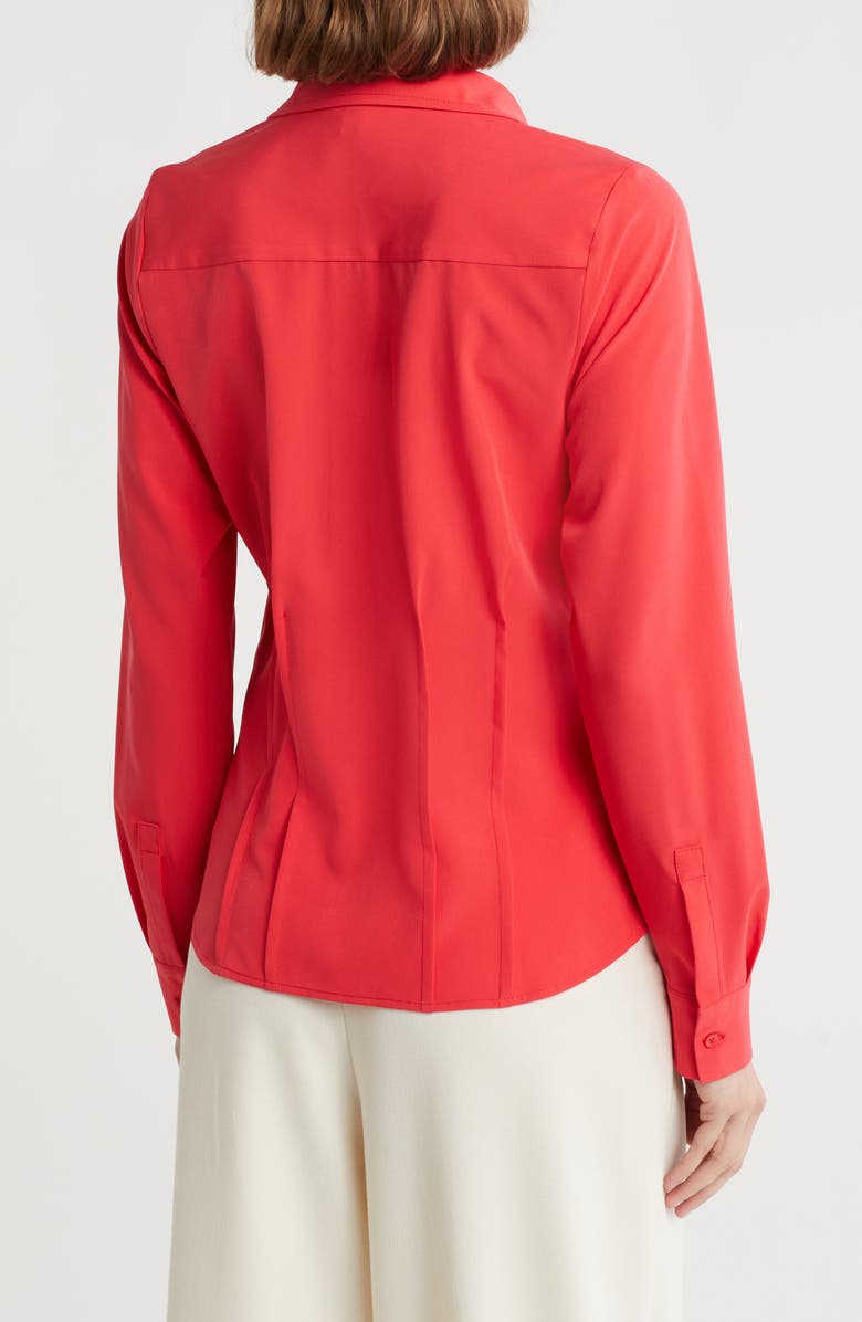 DKNY Long Sleeve Stretch Woven Button-Up Shirt, Alternate, color, 