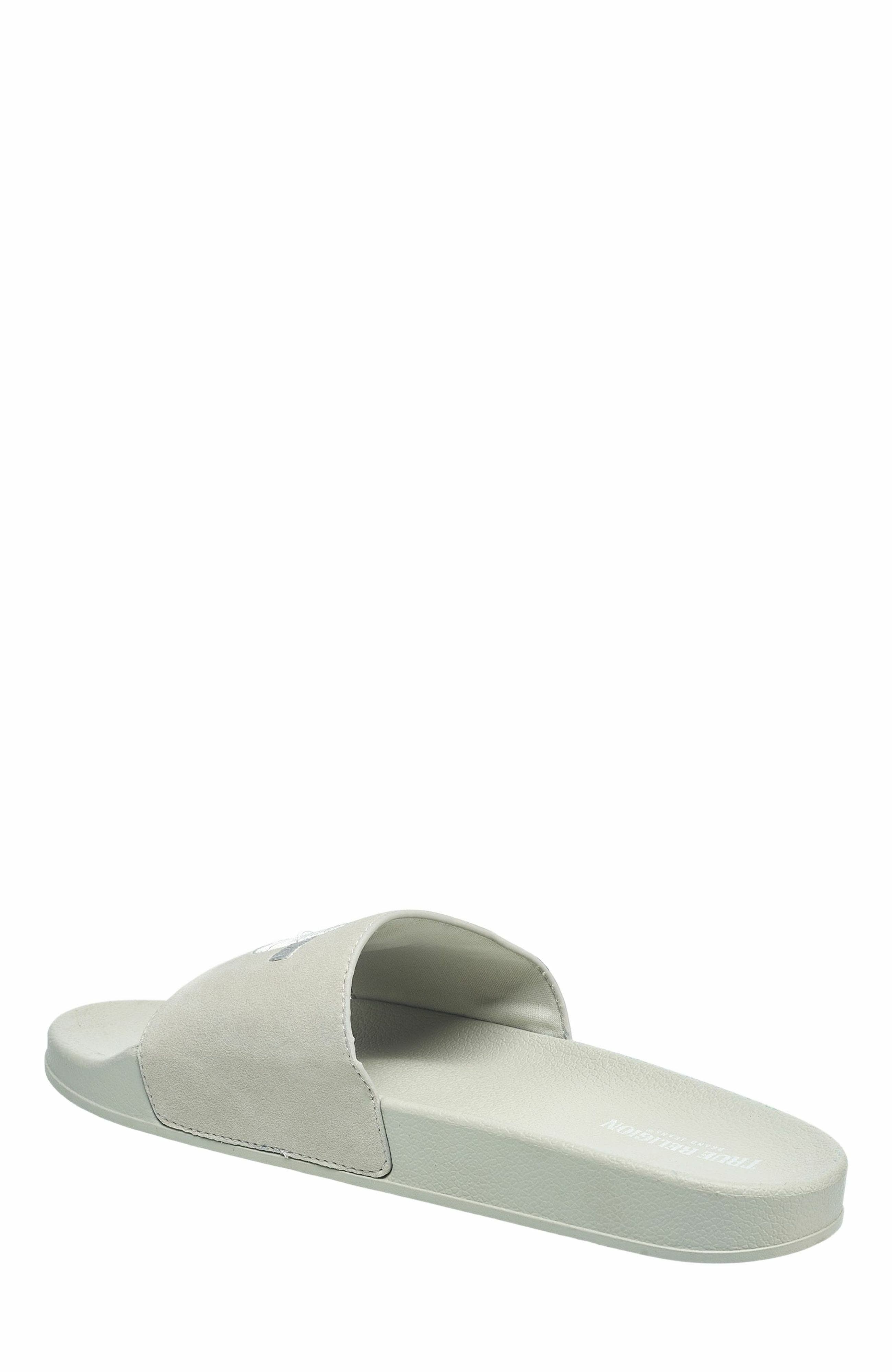 Men's ASAP Logo Slide, Alternate, color, GREY