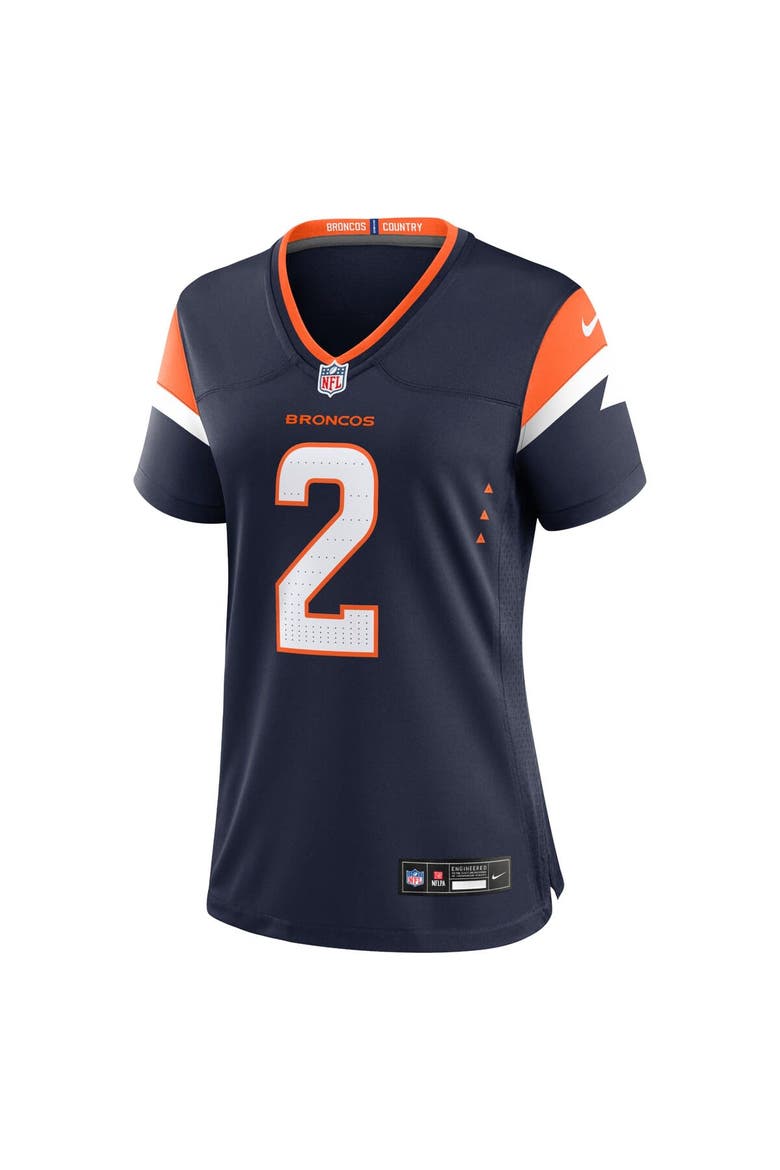 Women's Nike Patrick Surtain II Navy Denver Broncos Mile High Collection Alternate Game Jersey, Alternate, color, Navy