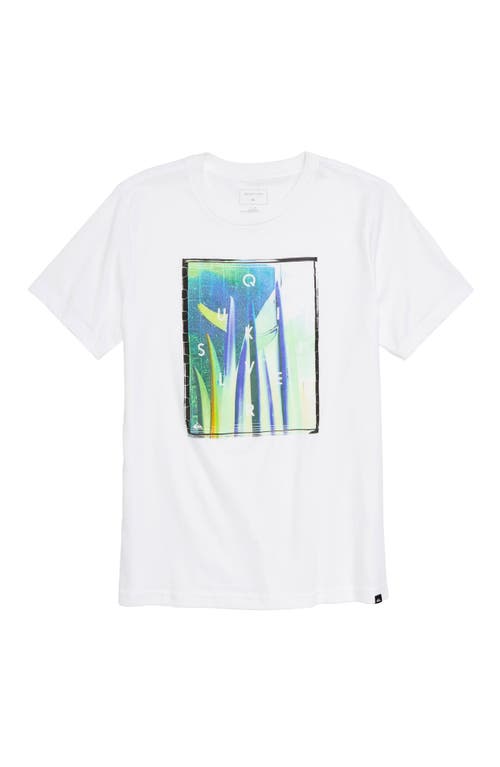 Quiksilver Kids'  Quiver Central Graphic T-shirt In White