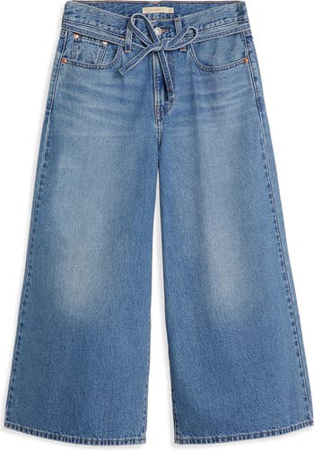 Levi's® XL High Waist Wide Leg Culotte Jeans | Nordstrom