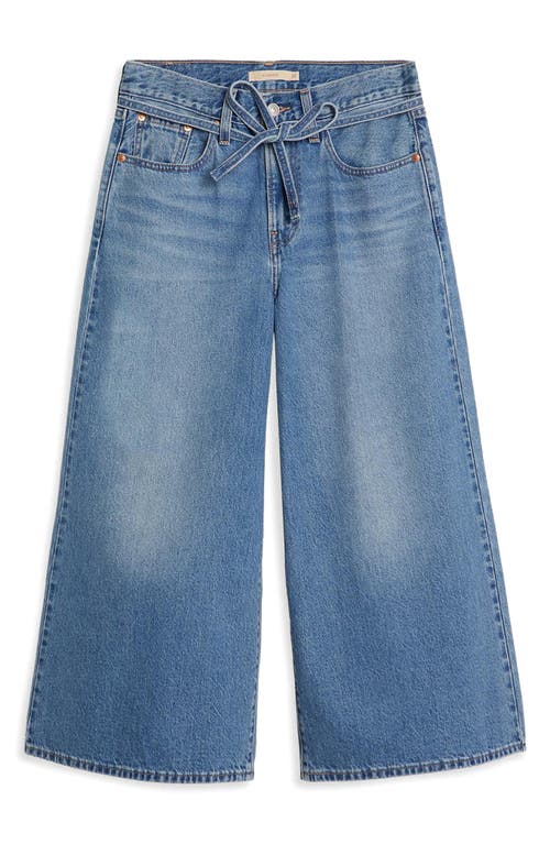 Levi's Xl High Waist Wide Leg Culotte Jeans In Blue