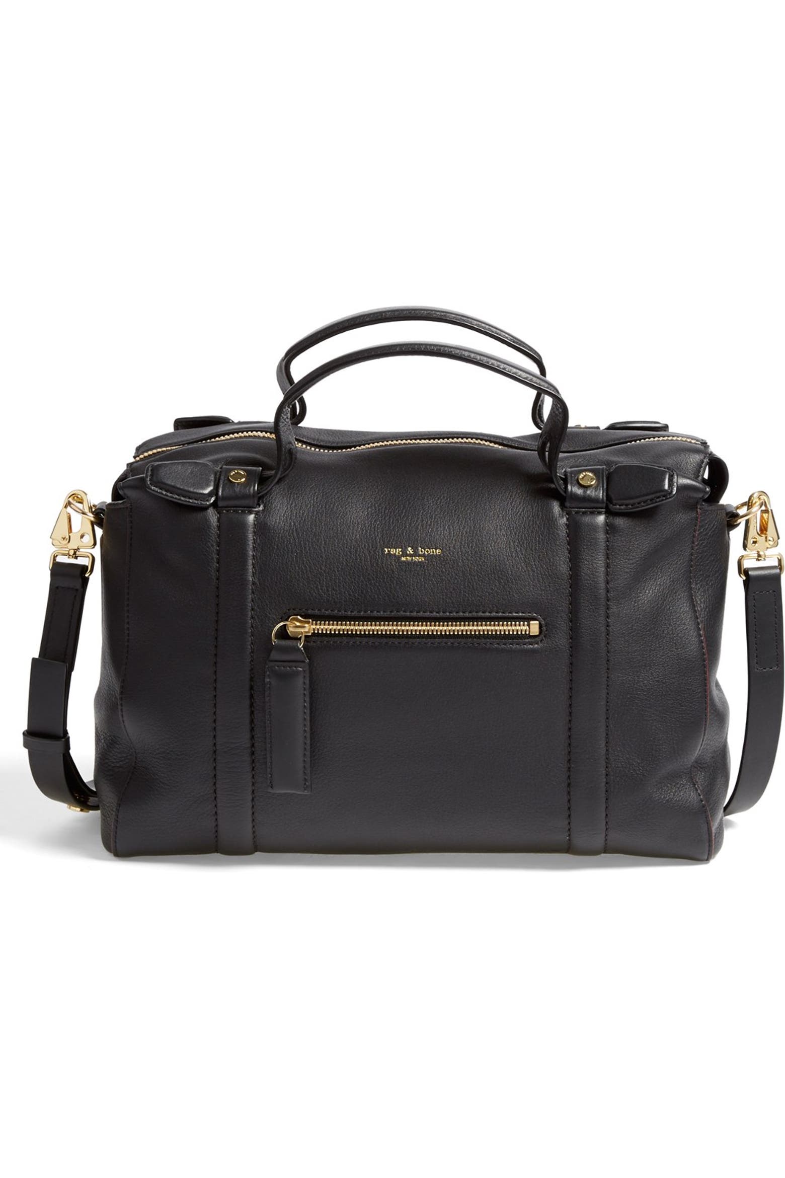 Hand With Rag rag & bone 'Aston' Leather Satchel (Women) | Nordstrom