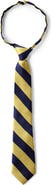 Lands' End School Uniform Kids Stripe Pre Tied Tie