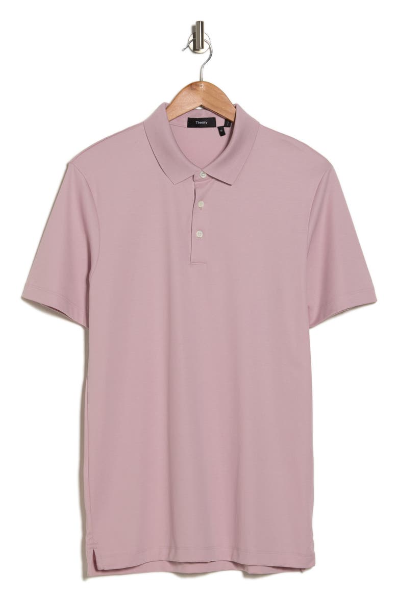 Short Sleeve Polo, Alternate, color, VIOLA