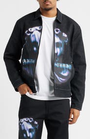 SANTO STUDIO Twitch David Milano Zip-Up Shirt Jacket
