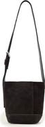 AllSaints Mini Alba Suede Crossbody Hobo Bag
