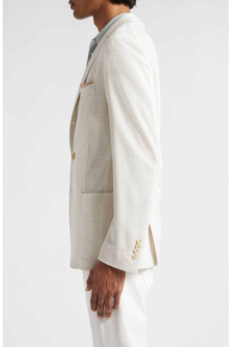 Linen & Cotton Sport Coat, Alternate, color, SAND