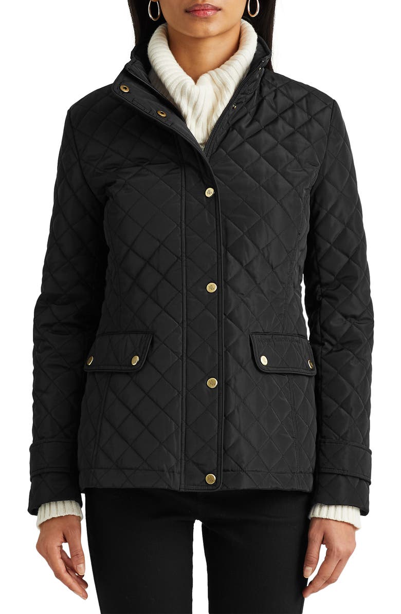Lauren Ralph Lauren Diamond Quilted Jacket, Main, color, 
