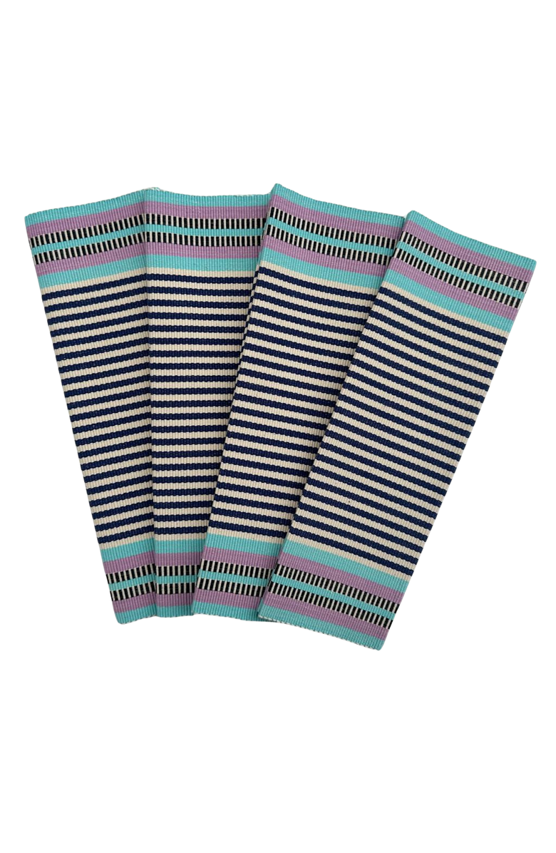 Siafu Home Handwoven Bahari Placemats - Set of 4, Alternate, color, Blue