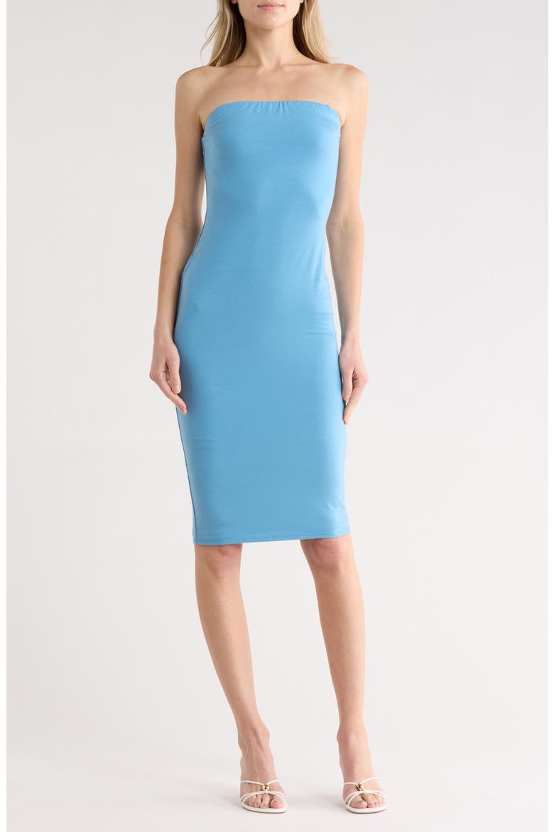 Etta Strapless Body-Con Dress, Main, color, CAPRI