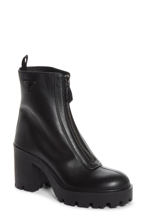 Lug Sole Zip Bootie