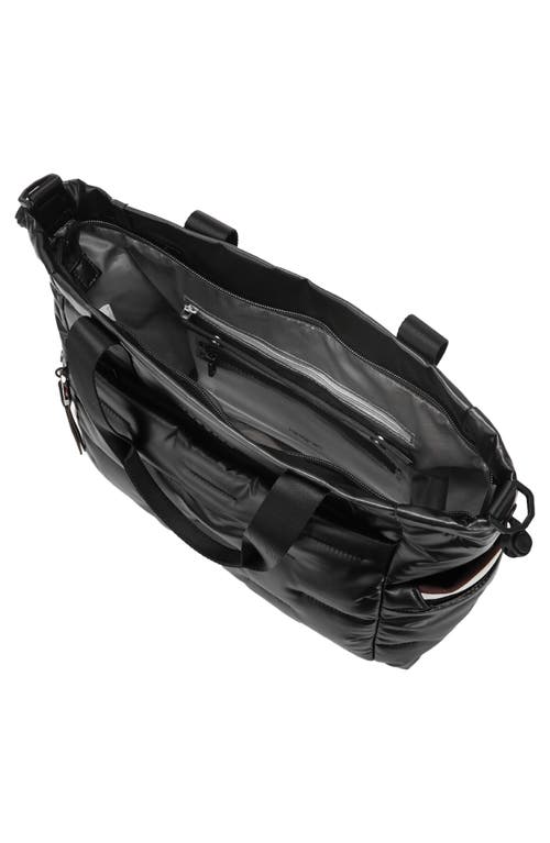 Hedgren Puffer Water Repellent Tote In Black