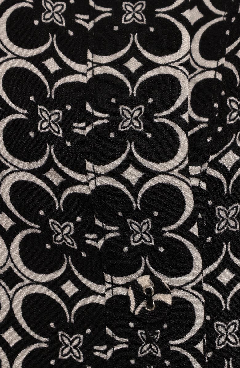 Petal & Pup Haddie Geo Floral Button-Up Shirt, Alternate, color, Quinn