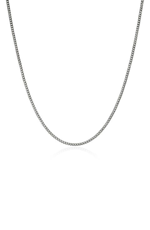 Curb Chain Necklace, 2.1mm