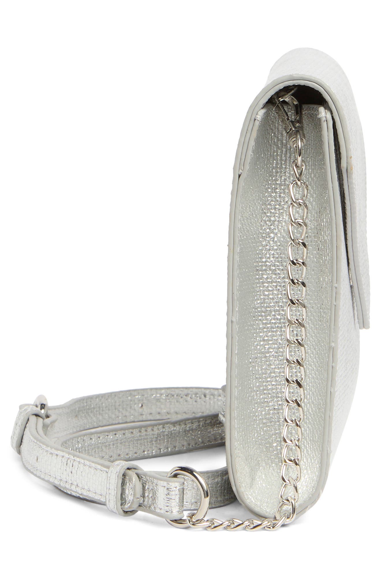 Envelope Clutch, Alternate, color, SILVER