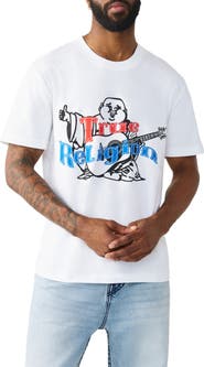 True Religion Original Buddha Heavyweight Cotton Graphic T-Shirt