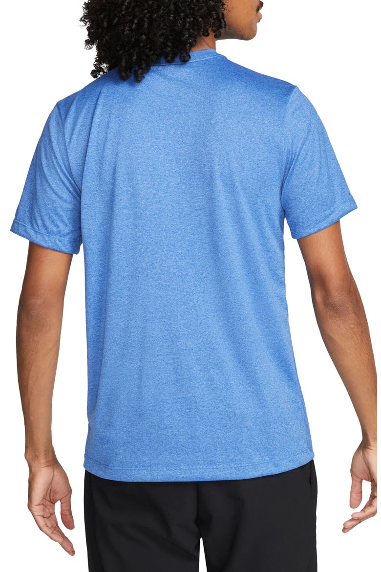 Dri-FIT Legend T-Shirt, Alternate, color, BLUE/ HTR/ BLACK