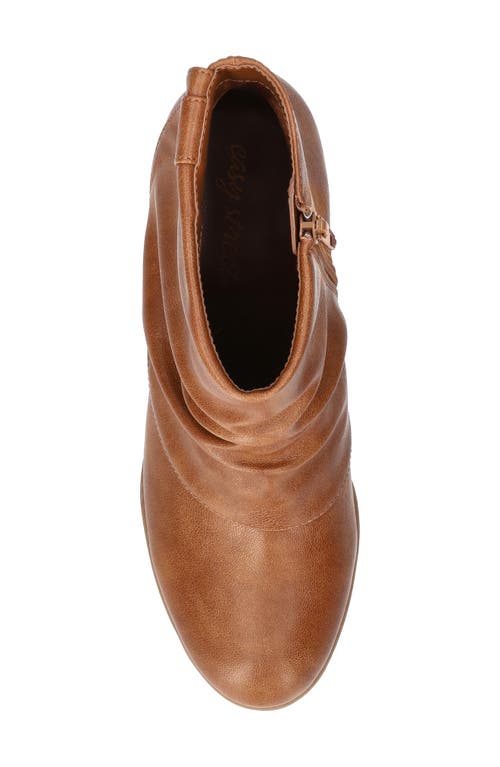 Easy Street Ambrose Bootie In Brown