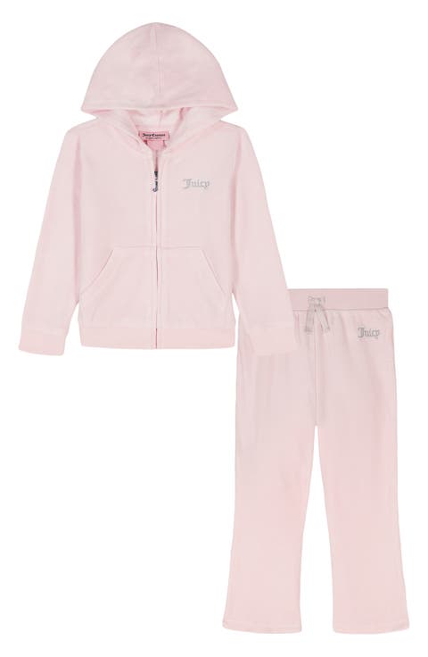 Kids' Velour Hoodie & Pants Set (Toddler)