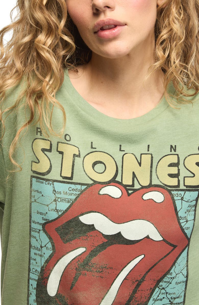 Lucky Brand Rolling Stone Graphic T-Shirt, Alternate, color, Basil