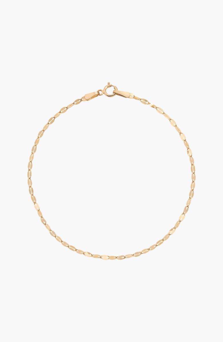 Aurate New York Valentino Chain Bracelet, Main, color, Yellow