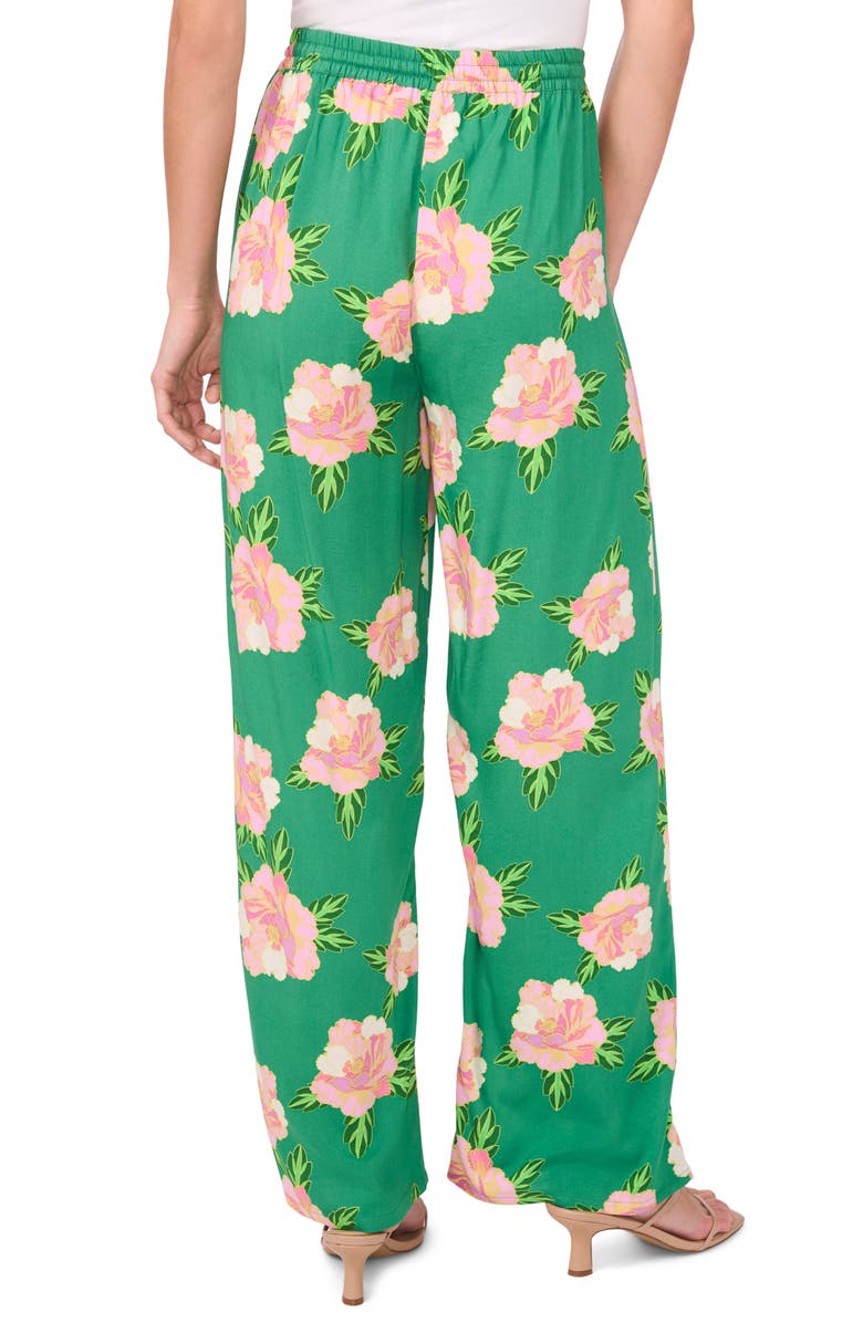 CeCe Floral Print Wide Leg Pants, Alternate, color, 