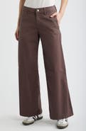 Brooklyn Industries Lorimer Stretch Cotton Wide Leg Pants