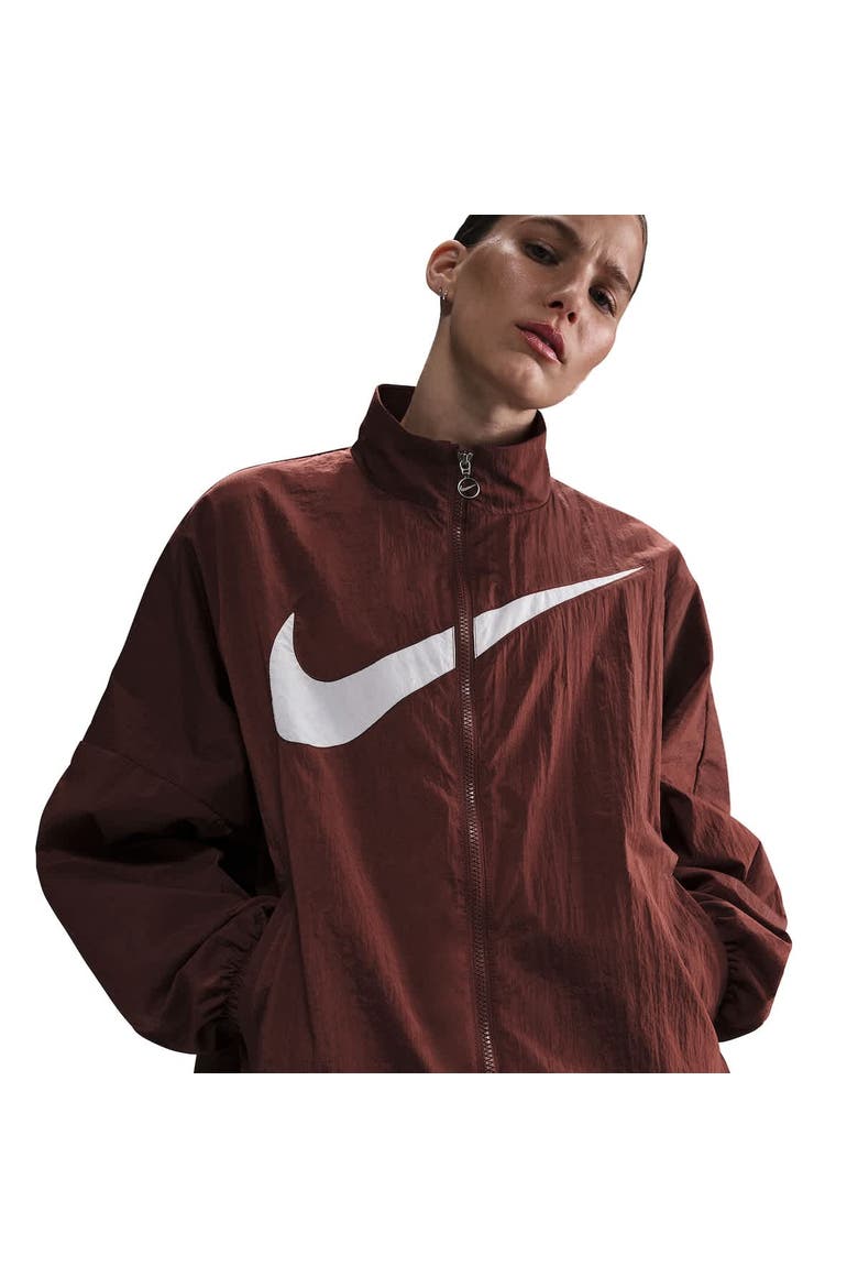Women's Nike Brown Club America CA x CA Essential Woven Full-Zip Jacket, Alternate, color, Brown