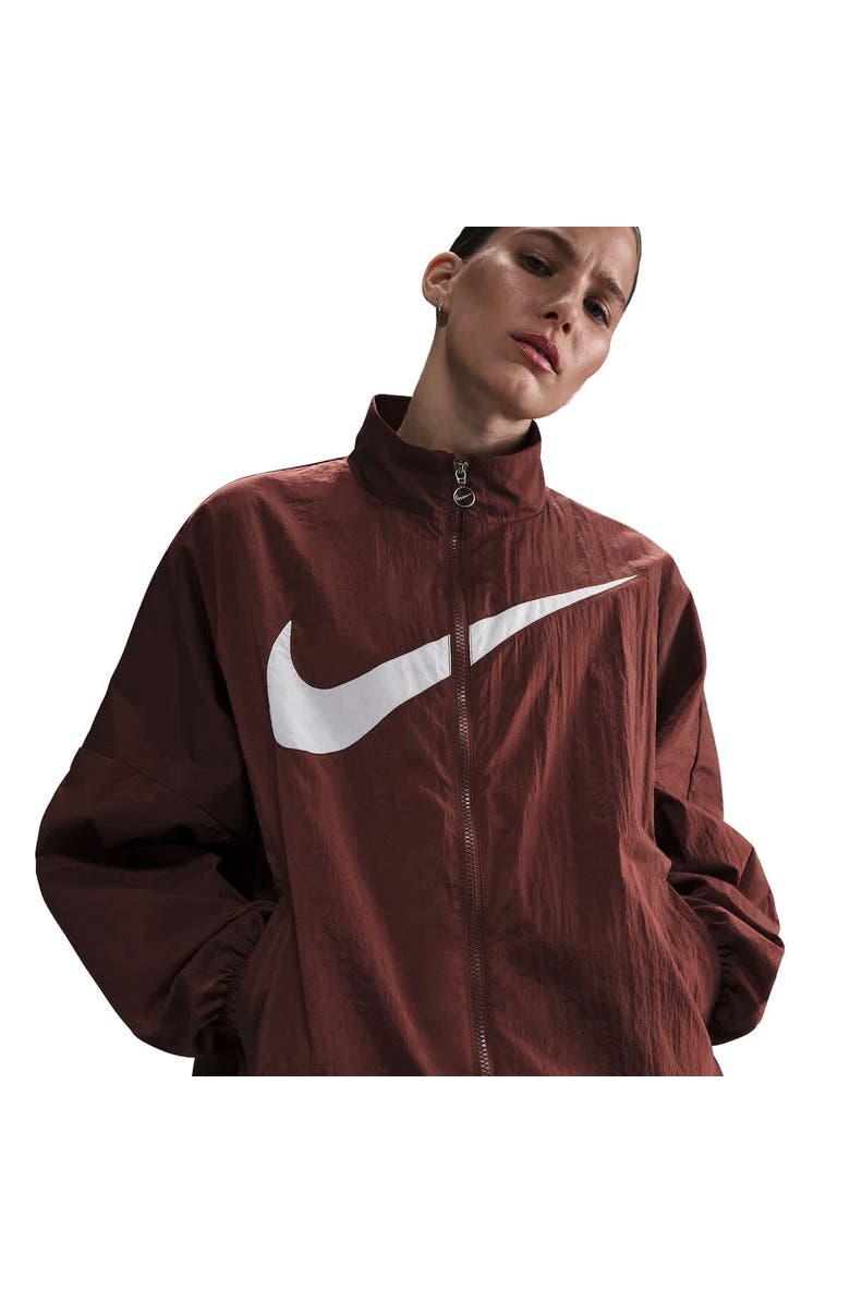 Nike Women's Nike Brown Club America CA x CA Essential Woven Full-Zip Jacket, Alternate, color, Brown