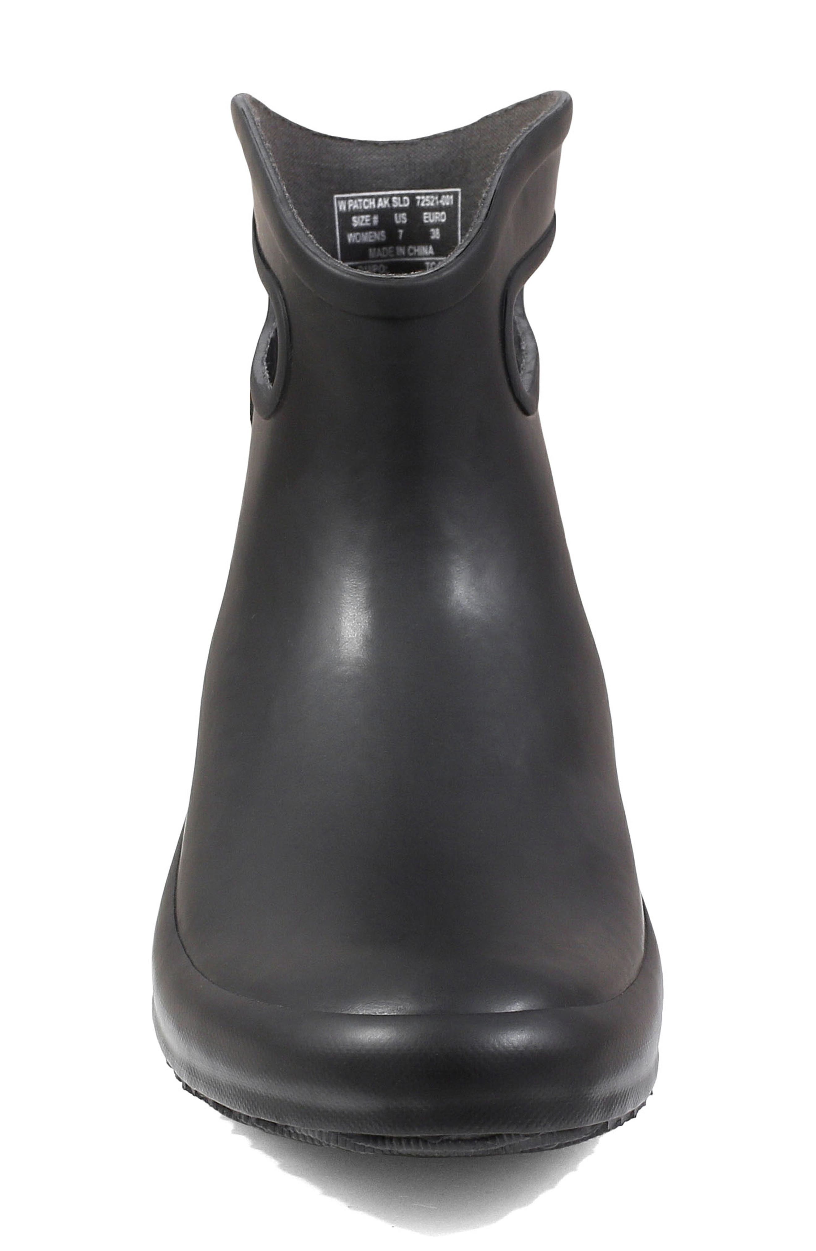 Bogs Patch Waterproof Rain Boot, Alternate, color, Black